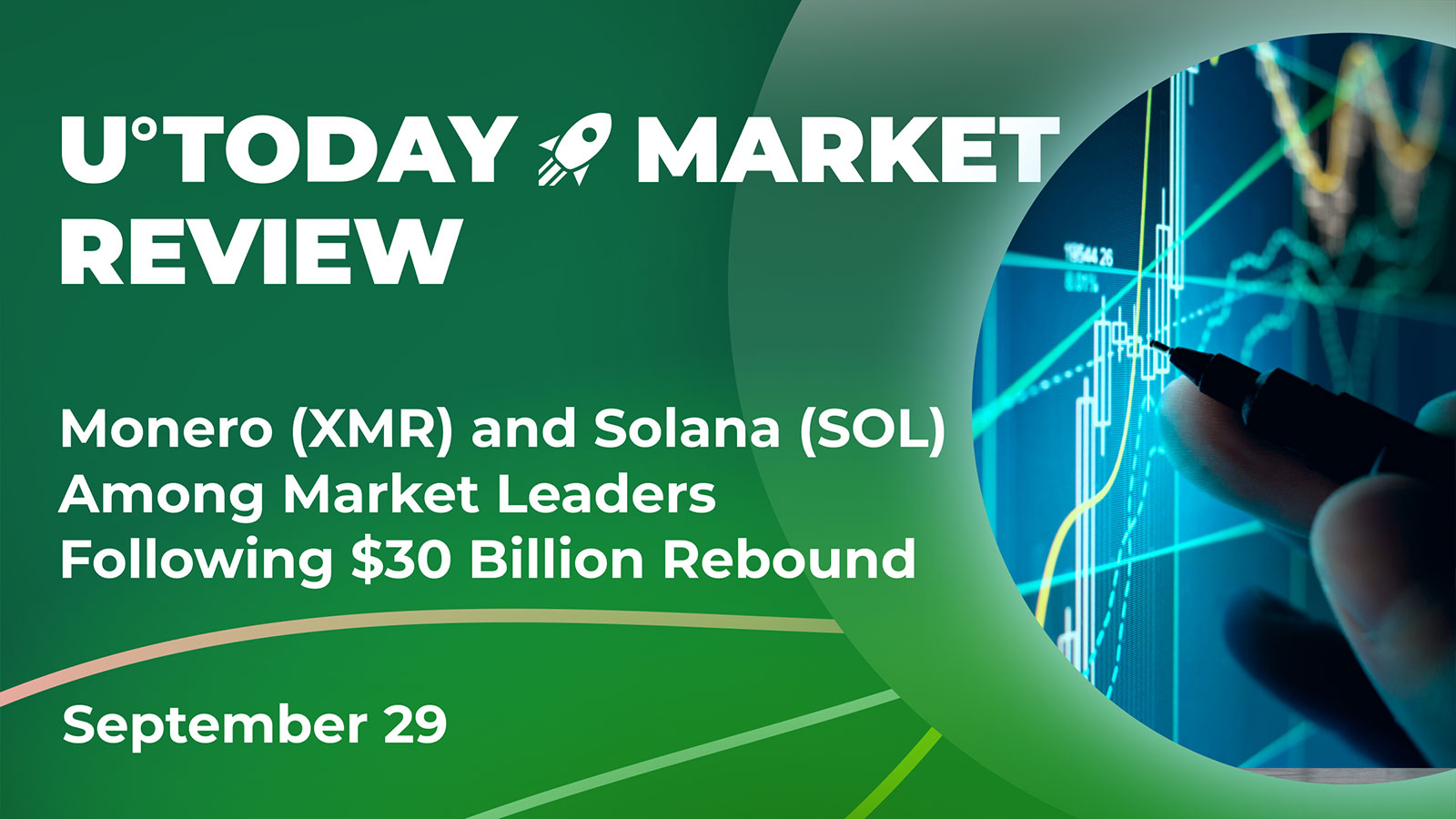 Monero (XMR) and Solana (SOL) Among Market Leaders Following $30 Billion Rebound: Crypto Market Review, September 29