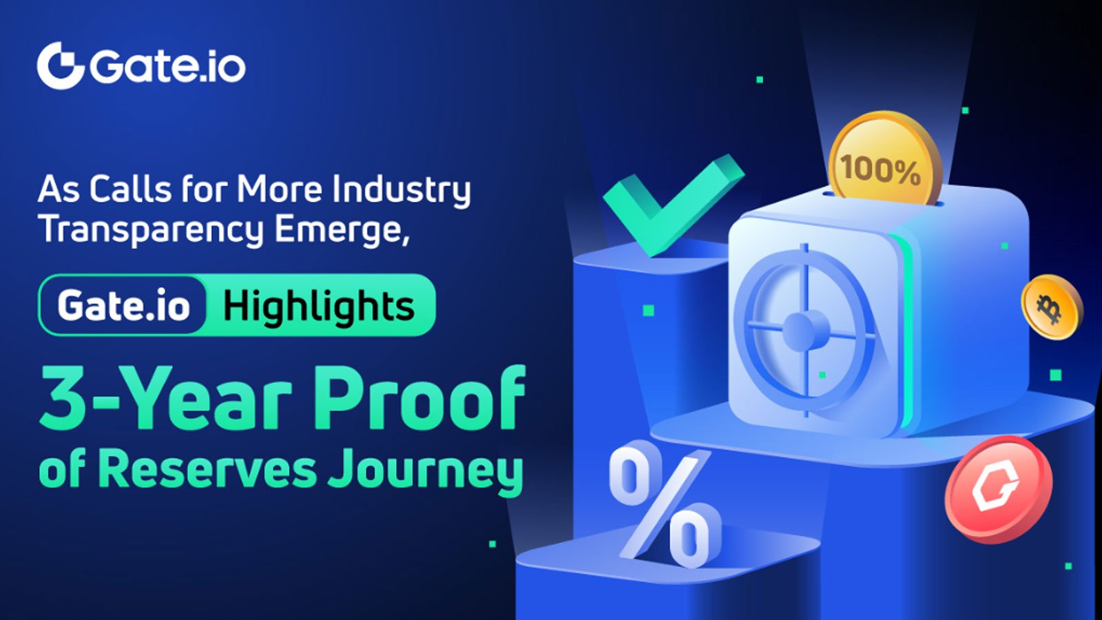 As Industry Calls for More Transparency, Gate.io Highlights its 3-Year Proof of Reserves Journey