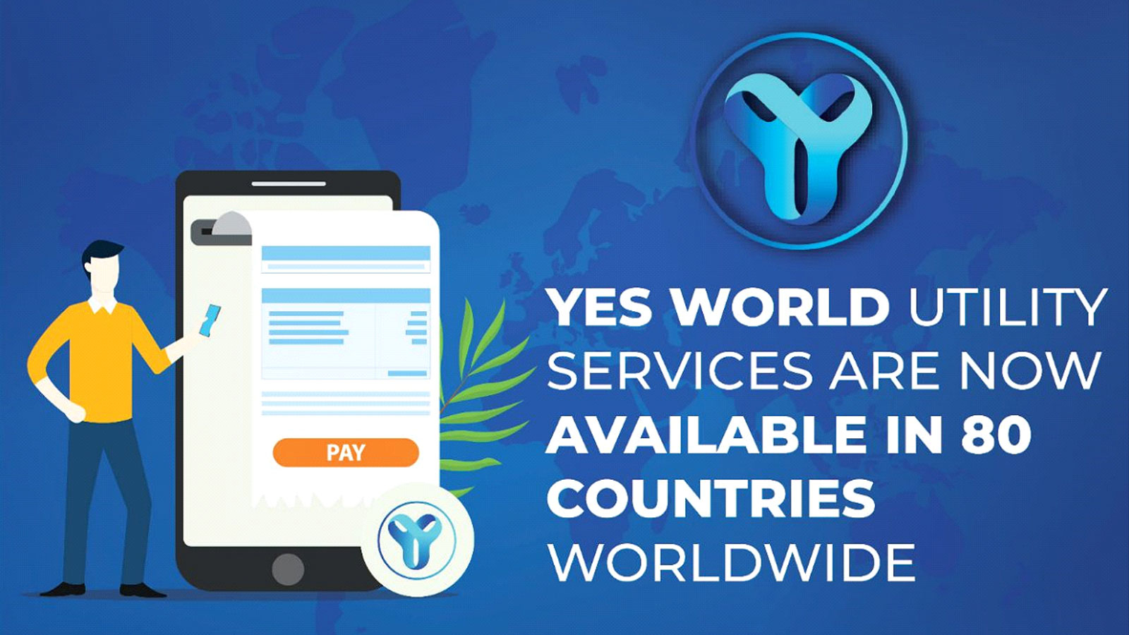 YES WORLD Launches Crypto Utility, Now Use YES WORLD Token in 80 Countries