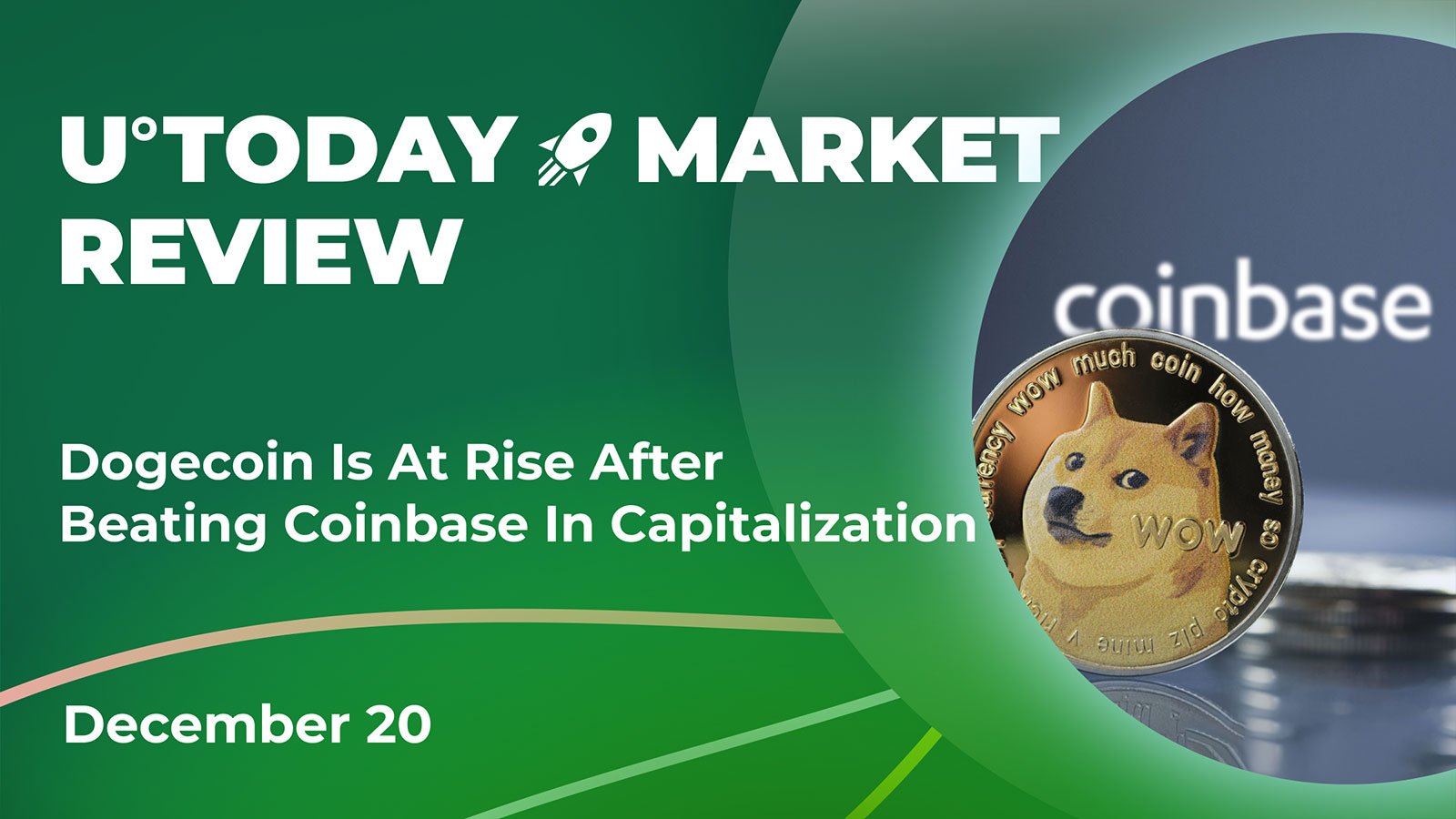 Dogecoin on Rise After Beating Coinbase in Capitalization: Crypto Market Review, Dec. 20
