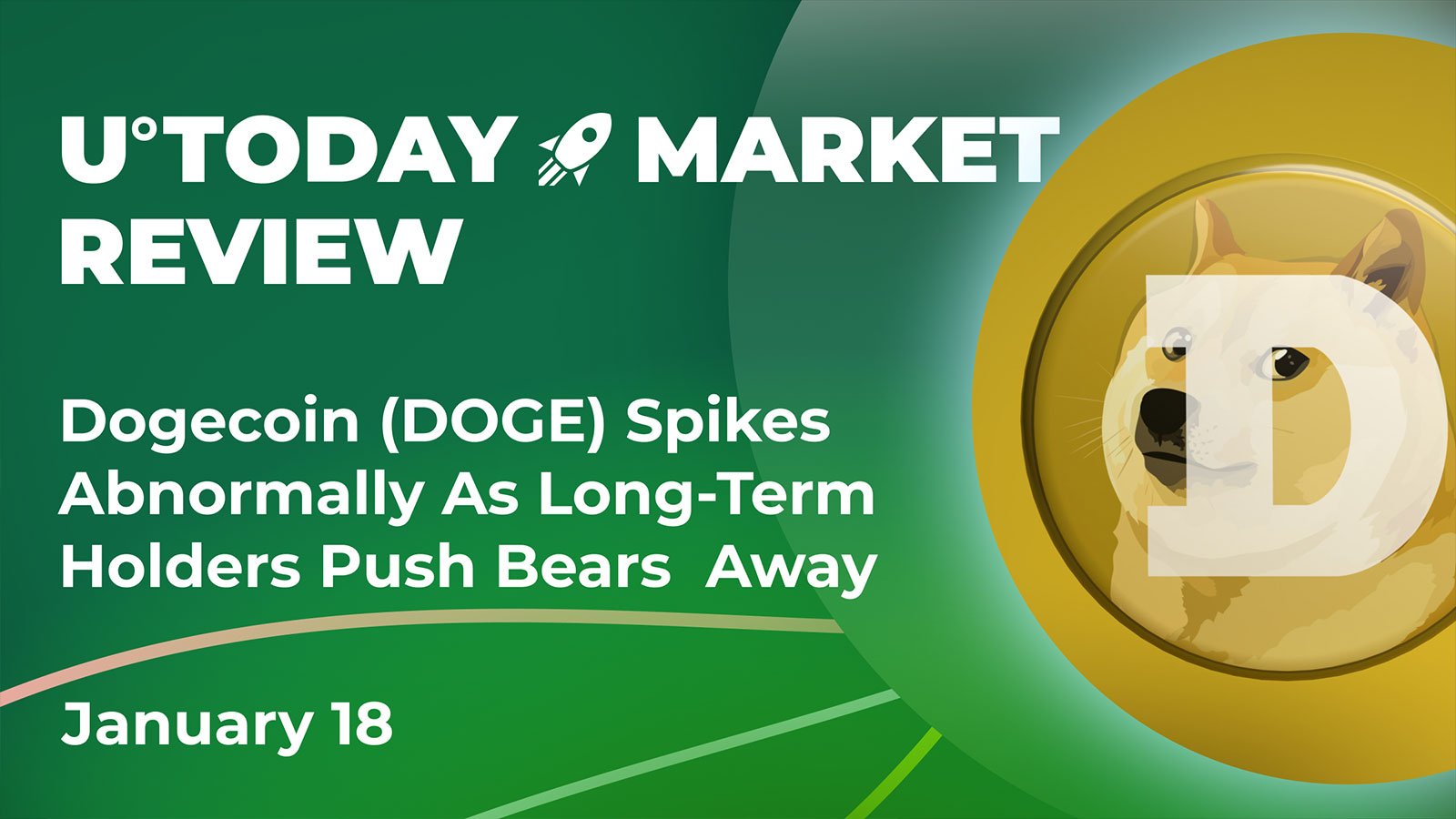 Dogecoin (DOGE) Spikes Abnormally as Long-Term Holders Push Short-Term Holders Away: Crypto Market Review, Jan. 18