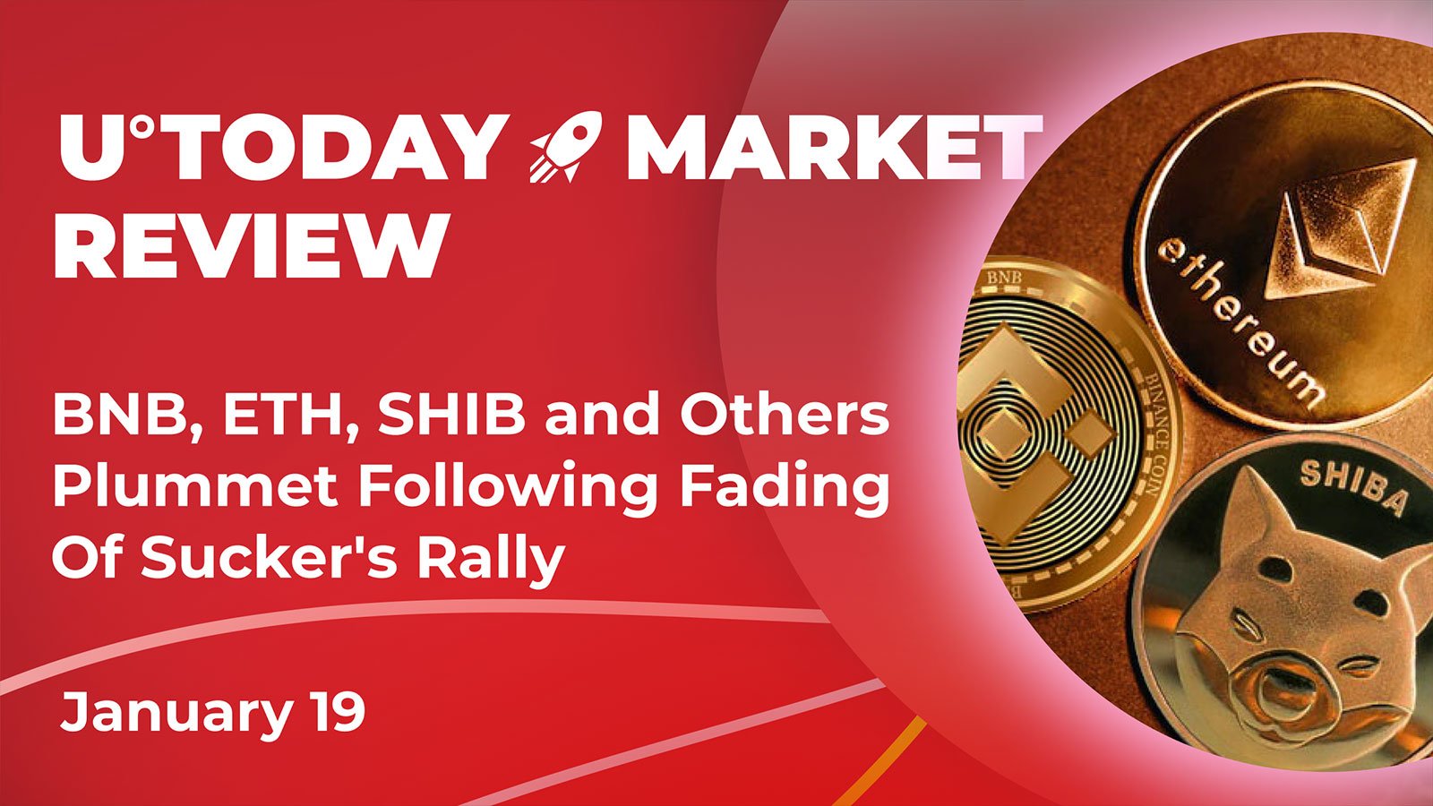 BNB, ETH, SHIB and Others Plummet Following Fading of Sucker's Rally: Crypto Market Review, Jan. 19