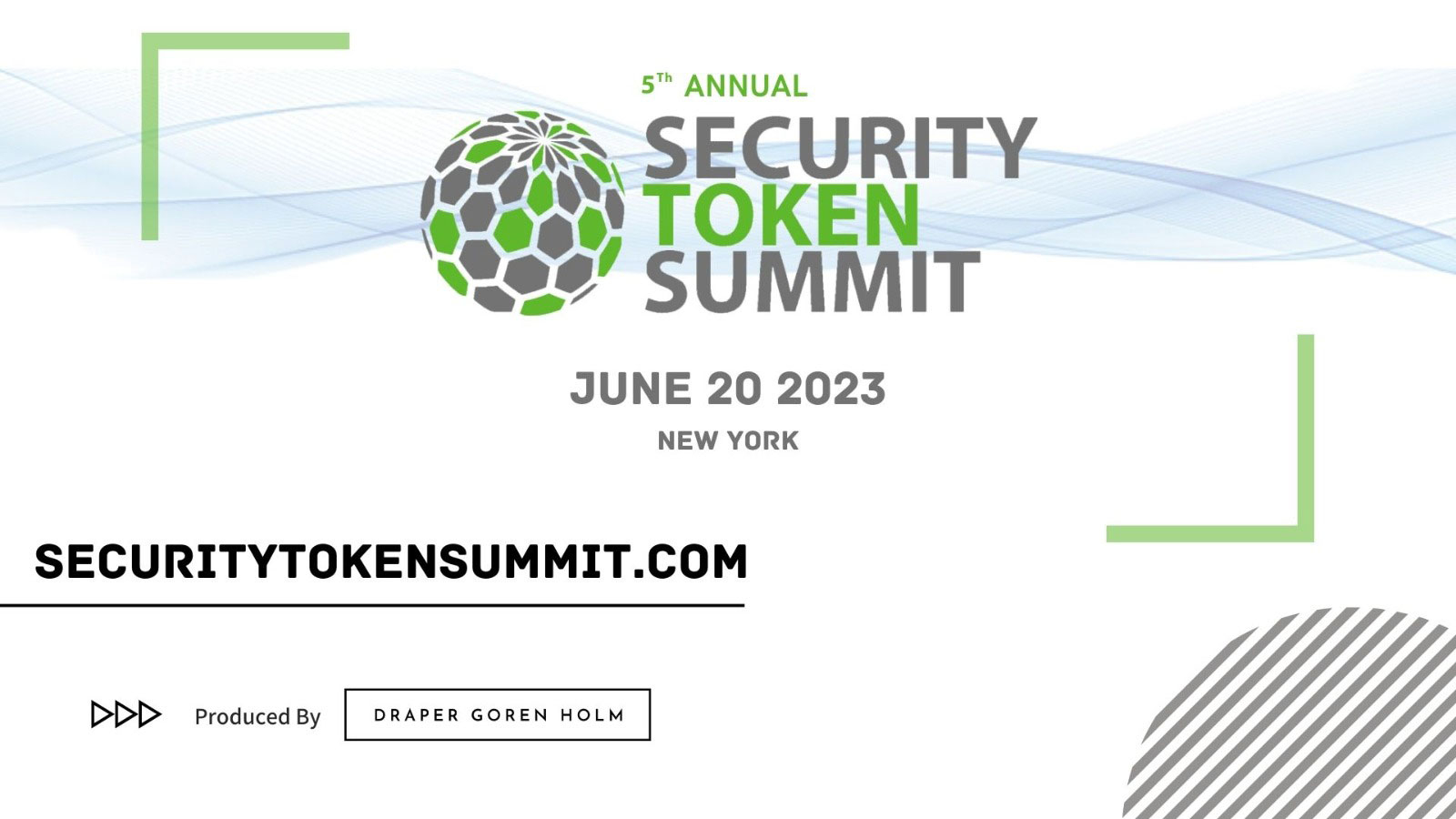 Draper Goren Holm to Host 5th Annual Security Token Summit in New York City this June