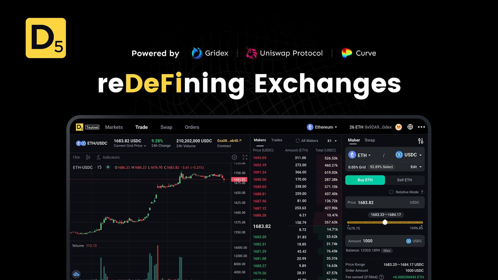 Introducing D5 Exchange: A Revolutionary On-chain Order Book DEX Built on Ethereum