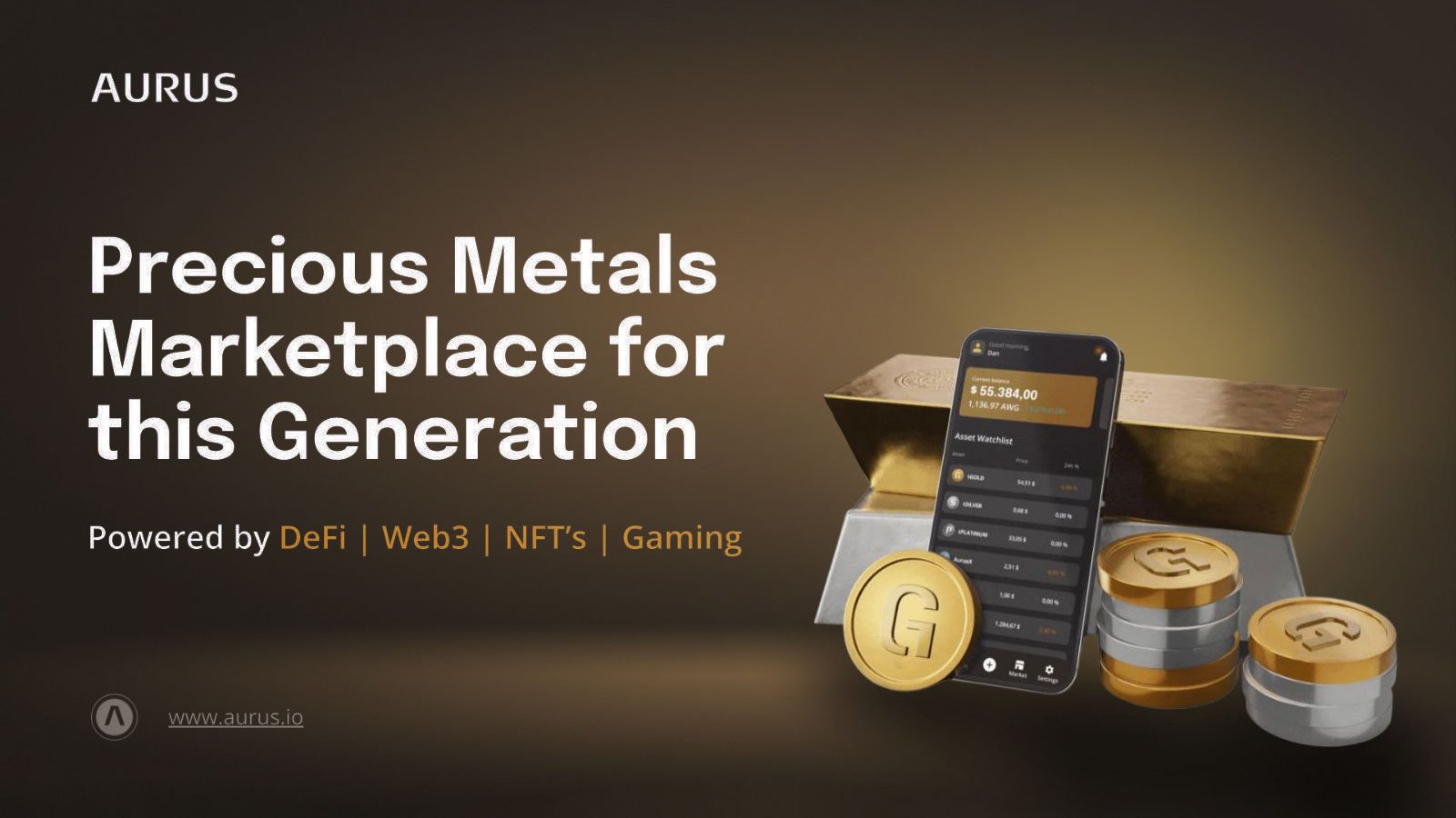 Introducing Aurus, New Standard for Tokenized Precious Metals