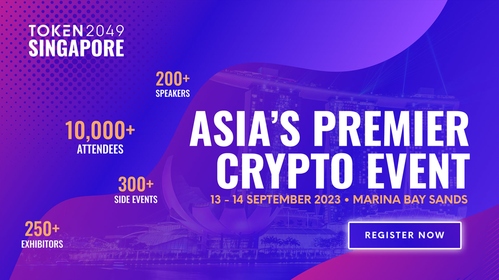 World’s Largest Web3 Event TOKEN2049 Singapore Hits 300 Sponsor Milestone, Announces New Headline Speakers