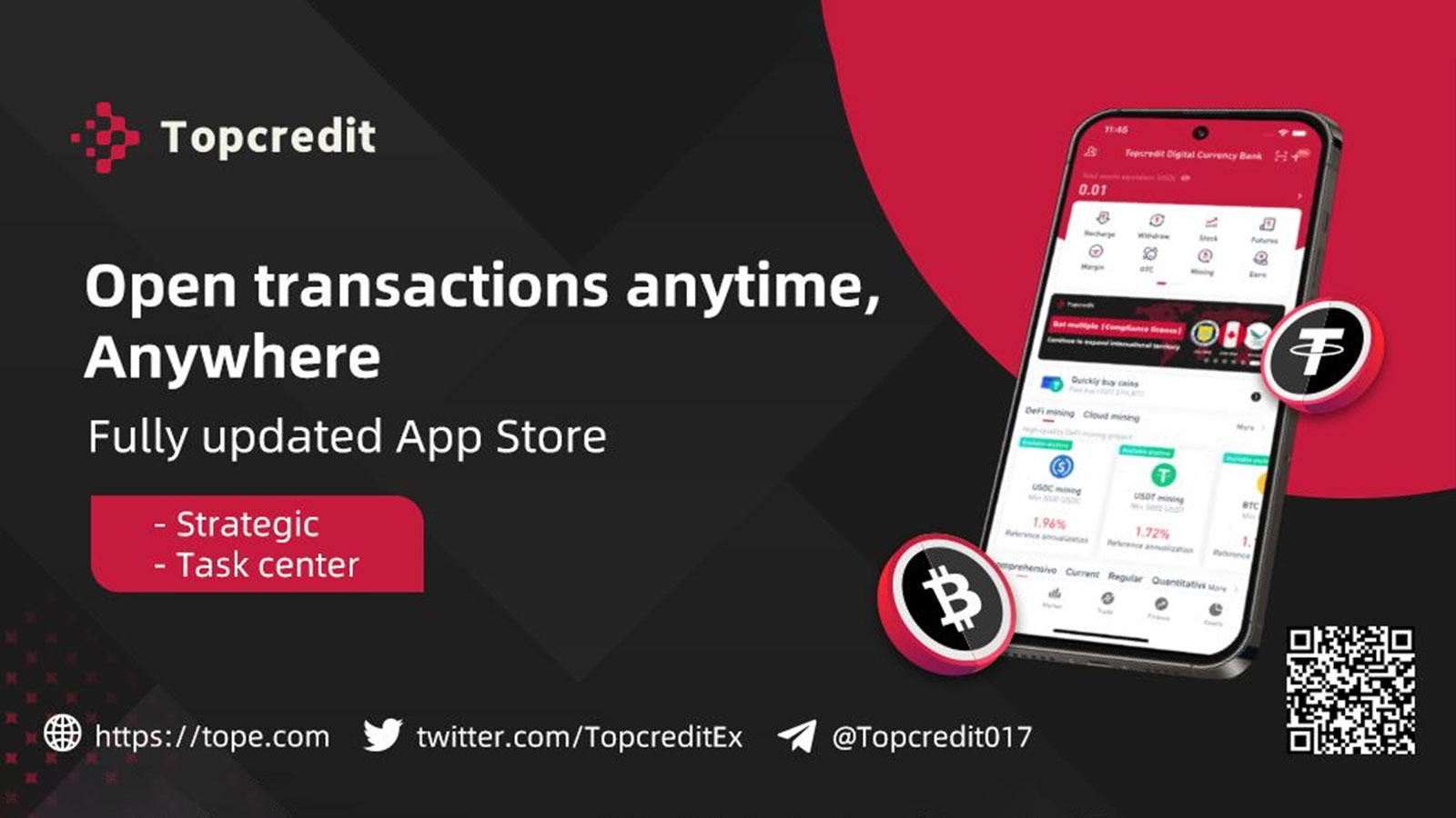 Topcredit Int App Launches Exciting New Version, Enhancing Digital Asset Management Efficiency!