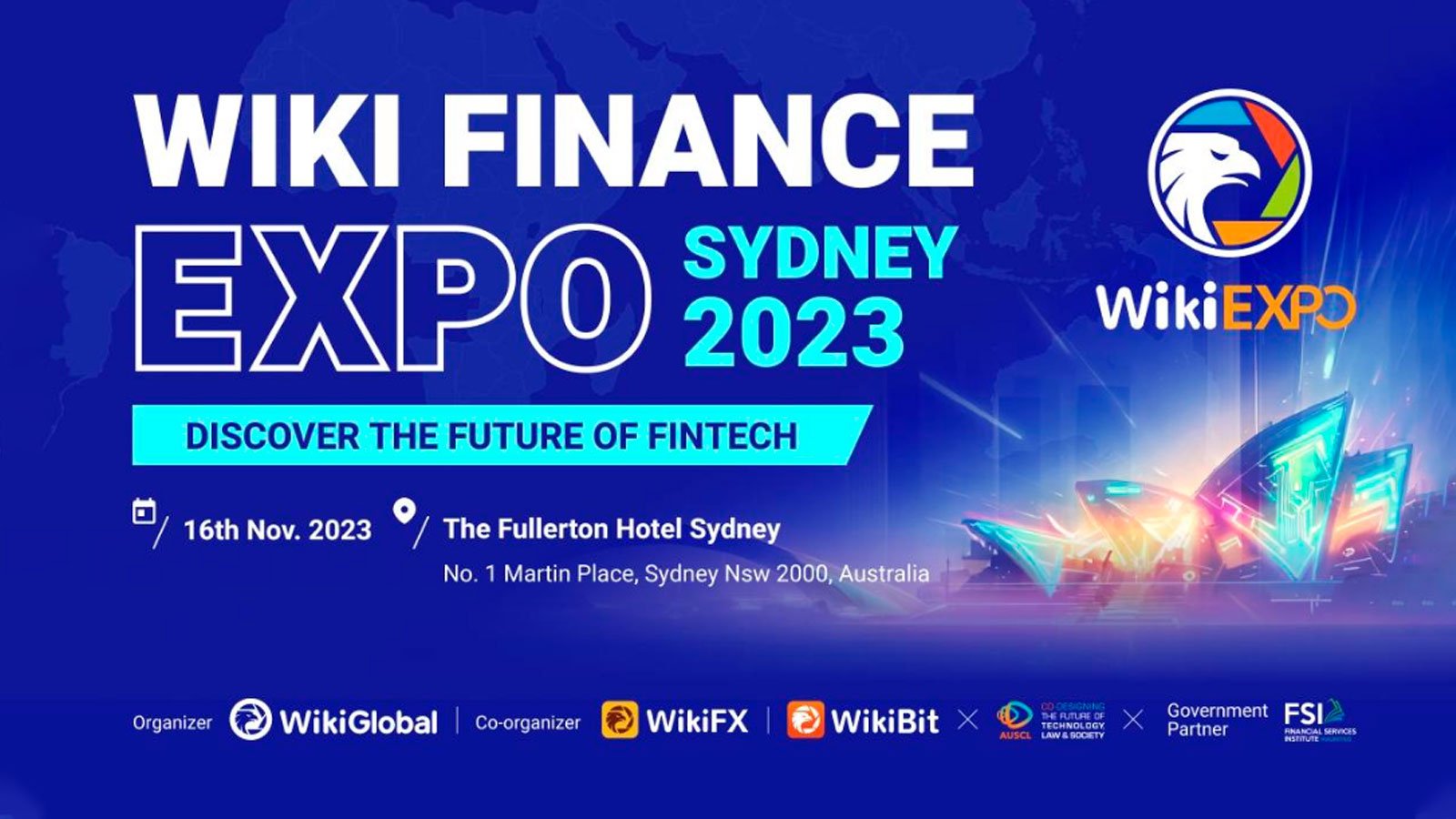 Wiki Finance Expo Sydney 2023 Is Coming Soon!