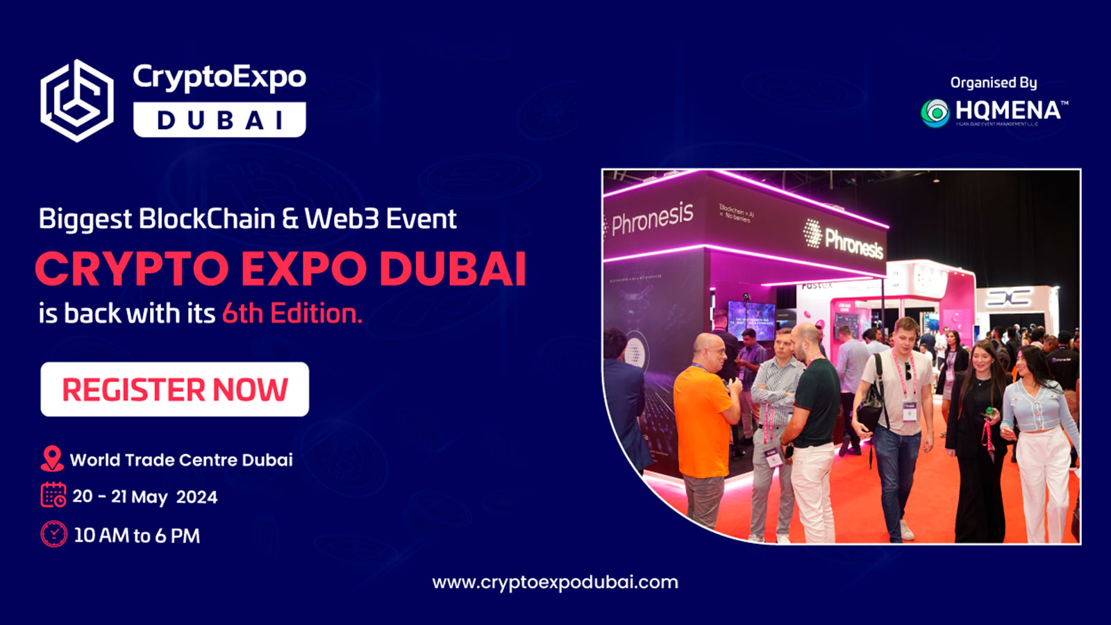 Renowned BlockChain & Web3 Event CRYPTO EXPO DUBAI 2024 Is Back With Its 6th Edition