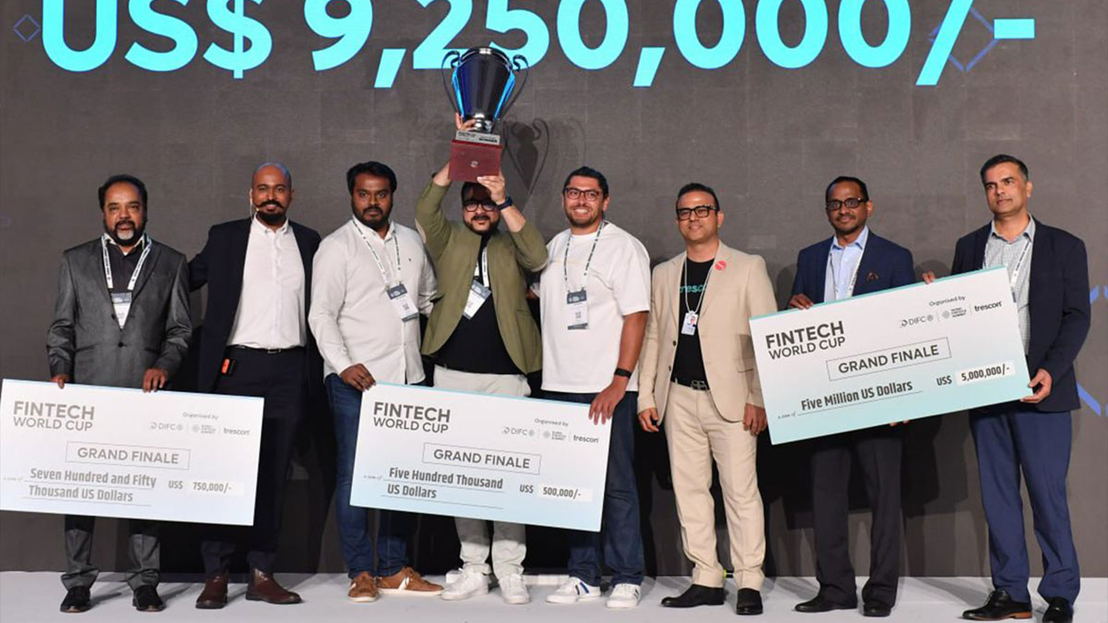 USD 9.25 Million in Investments Committed to Start-ups during FinTech World Cup at Dubai FinTech Summit