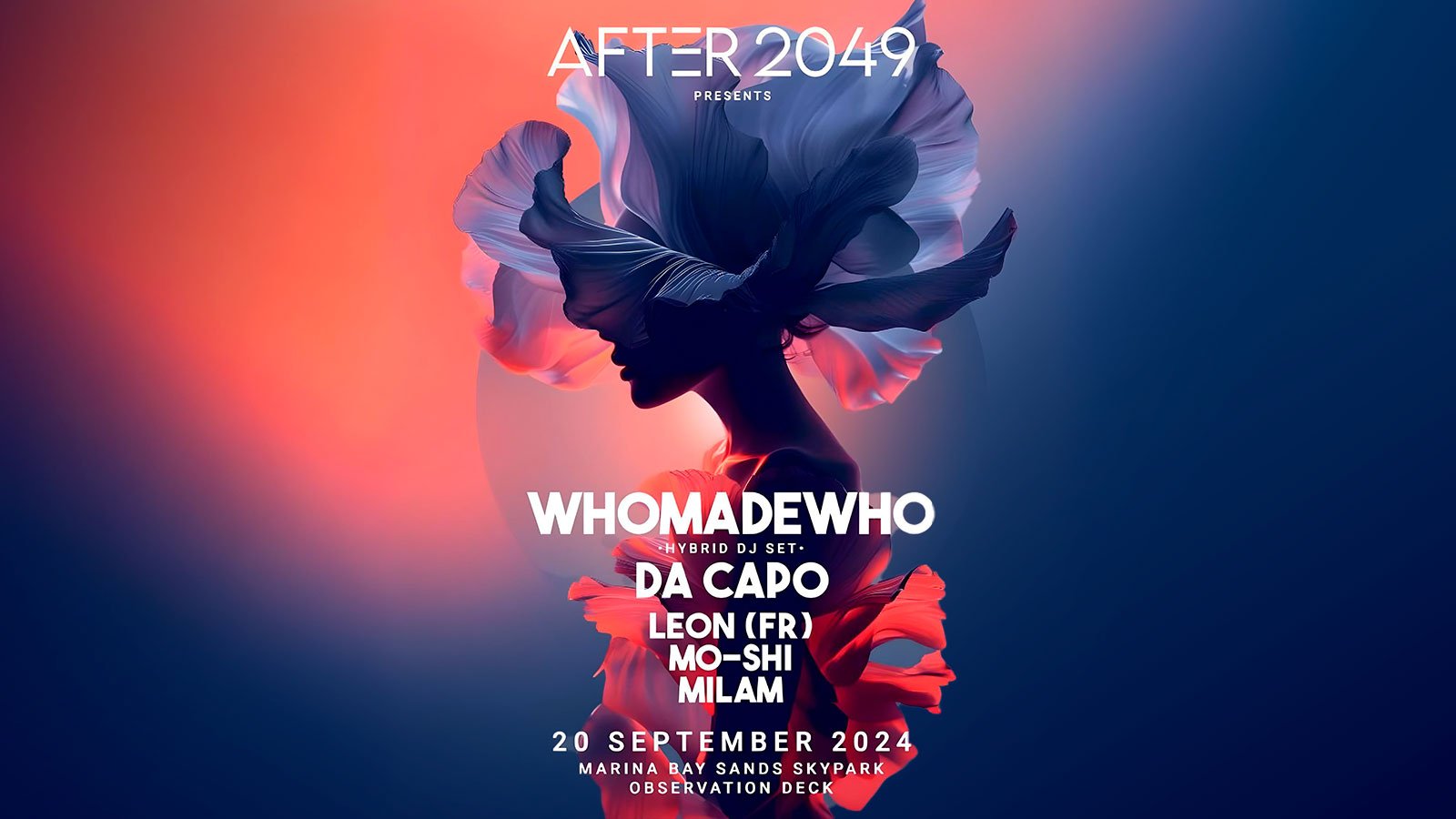 WhoMadeWho, Da Capo to Headline AFTER 2049, Singapore's Biggest Pre- Formula 1 Party