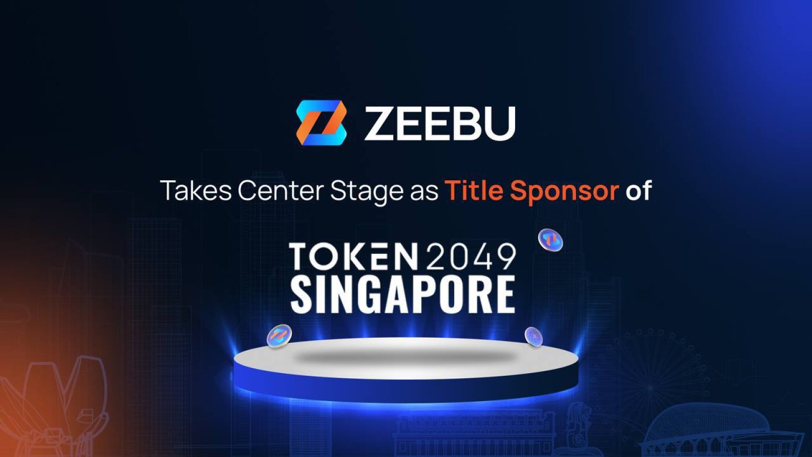 Zeebu, Title Sponsor of TOKEN2049 Singapore Set to Showcase Largest Booth Ever