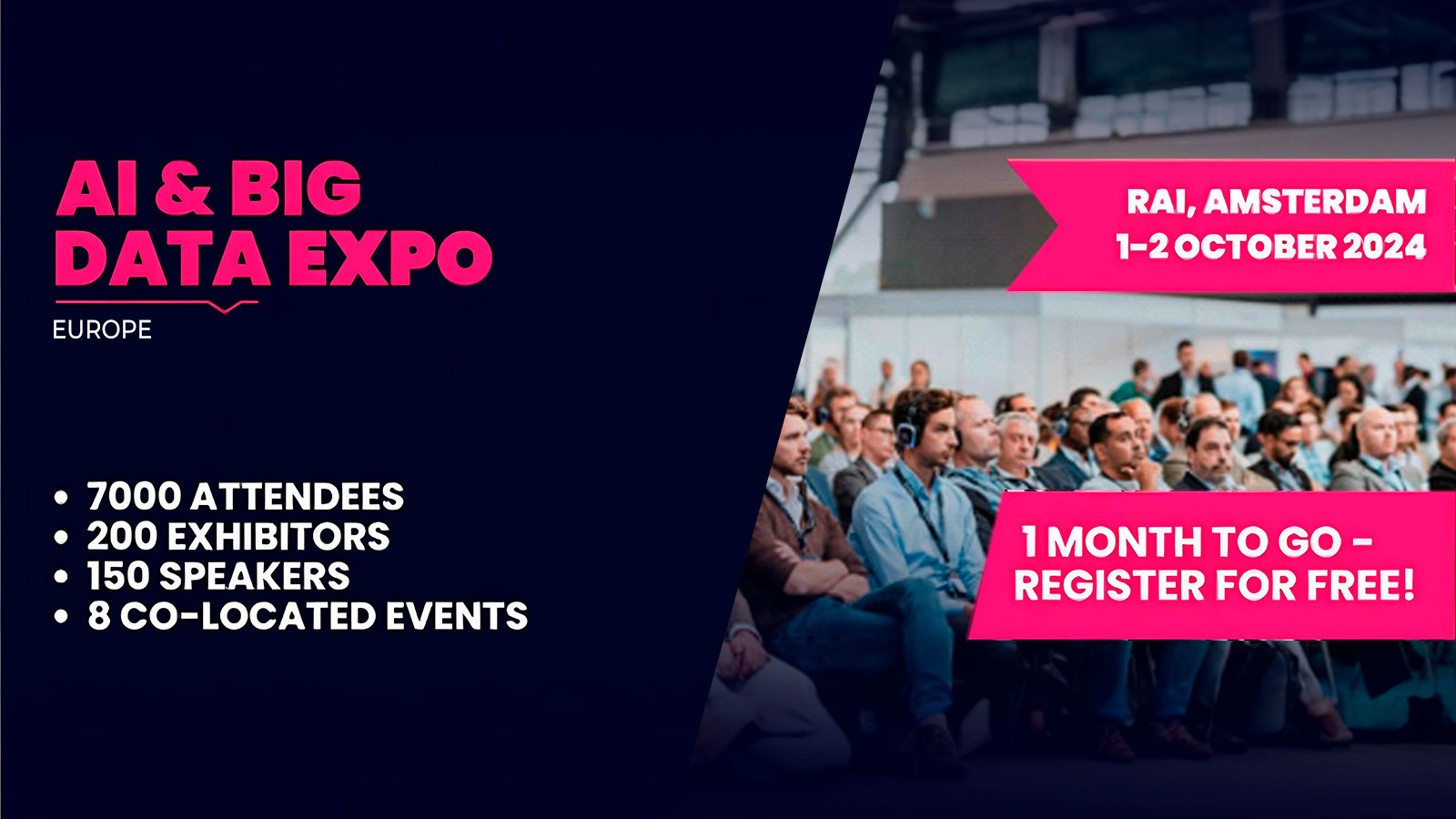 AI and Big Data Expo Europe Countdown: Just 1 Month to Go!