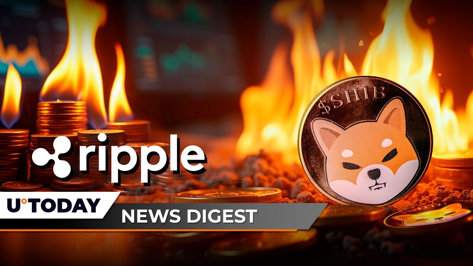 Shiba Inu Burn Rate Skyrockets 5,975%, Ripple Prepares for Stablecoin Launch With New Burns, Bitcoin's Historical Trends Foreshadow Epic Rally in Q4: Crypto News Digest by U.Today