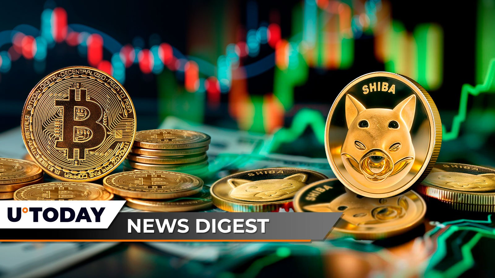 Billion-Dollar Bitcoin Mystery Stuns Crypto Market, Shiba Inu Close to Becoming Profitable Again, 400 Million XRP Moved in 24 Hours: Crypto News Digest by U.Today