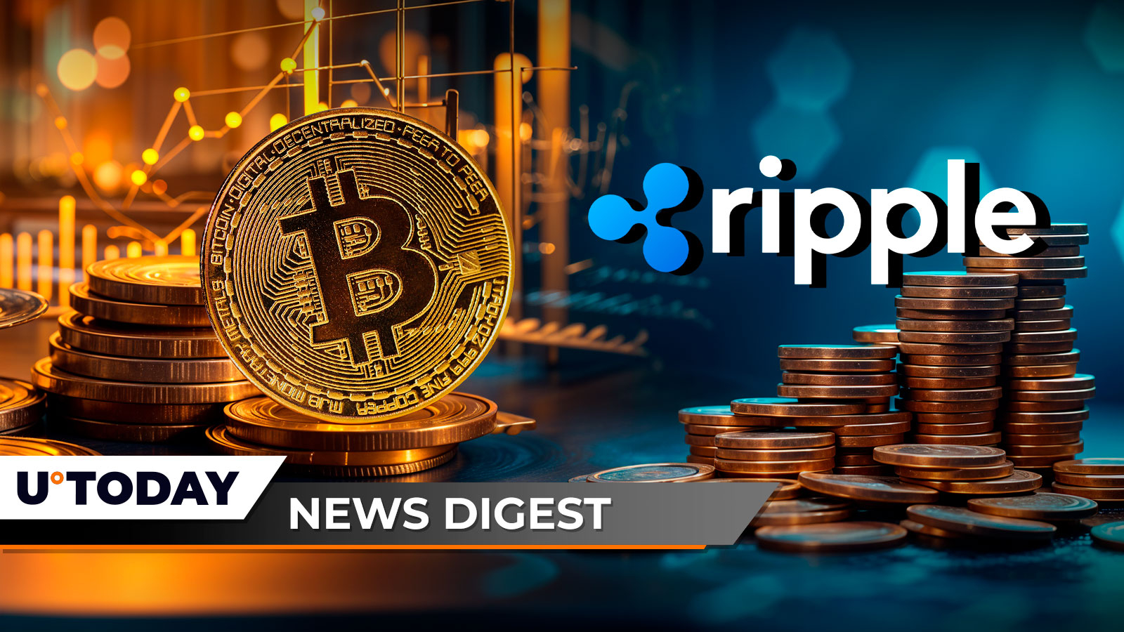 Bitcoin Eyes Epic Price Breakout This Week, Ripple Mints 4.5 Million RLUSD Stablecoin in 24 Hours, 'Rich Dad Poor Dad' Author Issues 'Fake USD' Warning to Investors: Crypto News Digest by U.Today