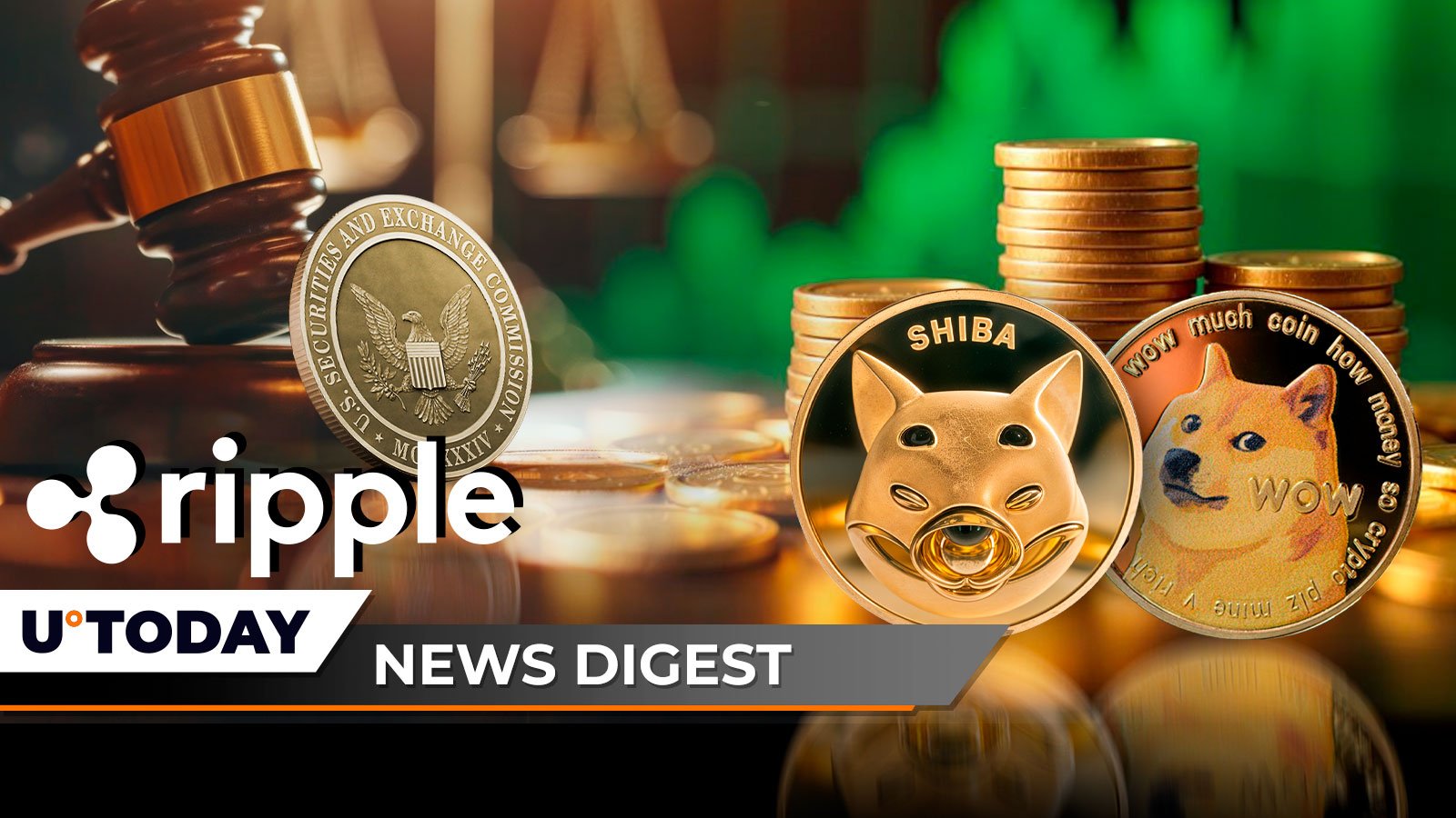 SEC Veteran Weighs in on Ripple Lawsuit Appeal Deadline Speculation; DOGE, SHIB Dominate Crypto Market With 5-Month High in Social Activity: Crypto News Digest by U.Today