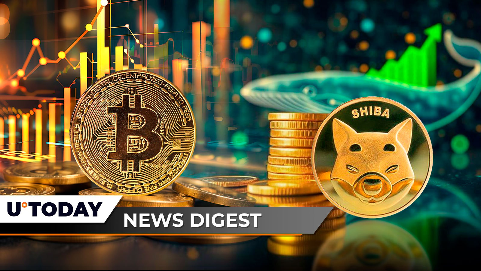 Bitcoin on Verge of Potential Golden Cross, Shiba Inu May Be in Line for Whale-Induced Rally, Tesla Confirms It Still Holds BTC: Crypto News Digest by U.Today