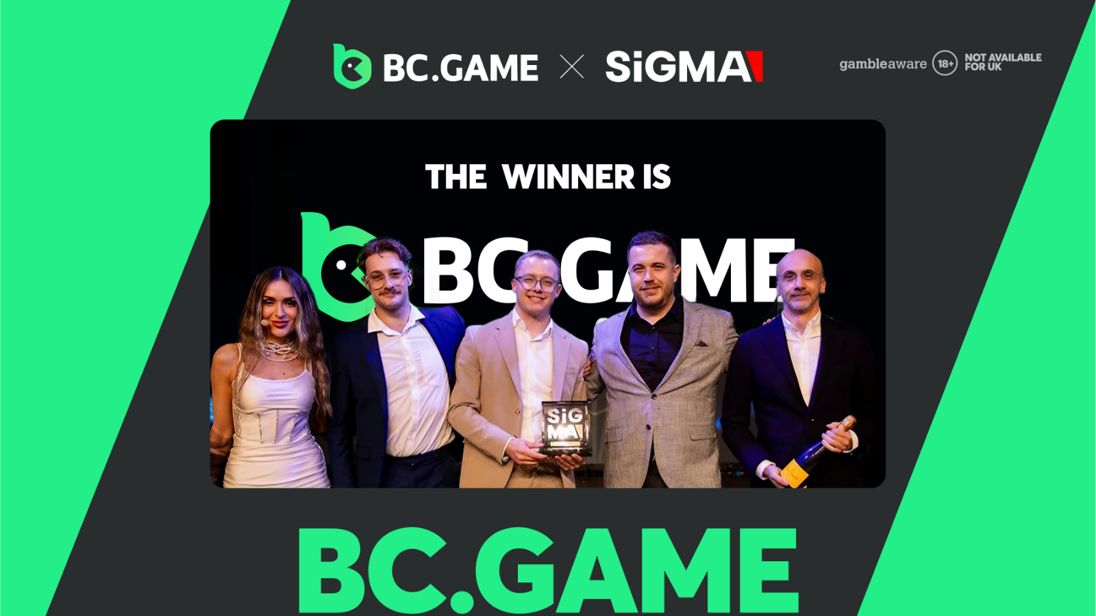 BC.GAME Celebrates Third Consecutive Win at the SiGMA Global Gaming Awards with 2024 Best Crypto Casino Title