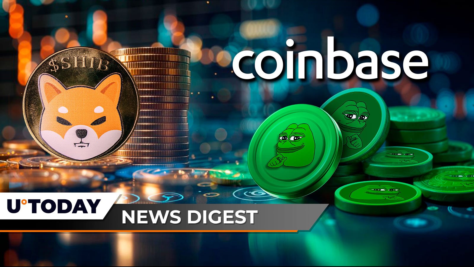 Shiba Inu Shows Special Pattern Indicating Potential Uptrend, Controversial XRP Outlook Shared by Top Crypto Trader, Coinbase Lists PEPE Meme Coin: Crypto News Digest by U.Today