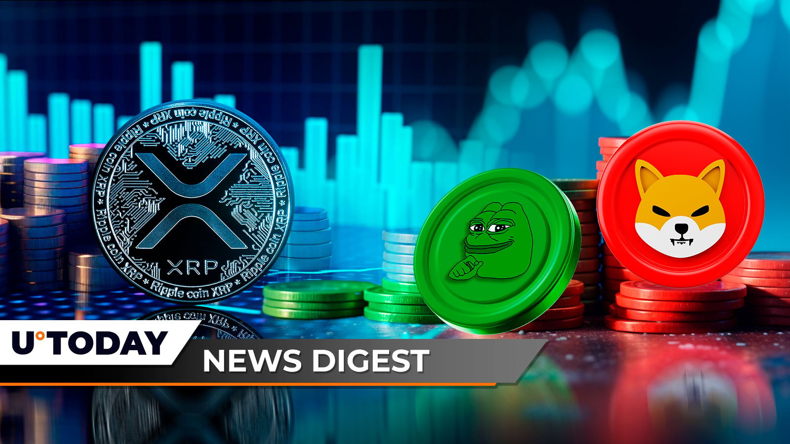 XRP Forms Bizarre Candle, PEPE Inching Closer to Flipping Shiba Inu, BlackRock Discloses New Position in IBIT: Crypto News Digest by U.Today