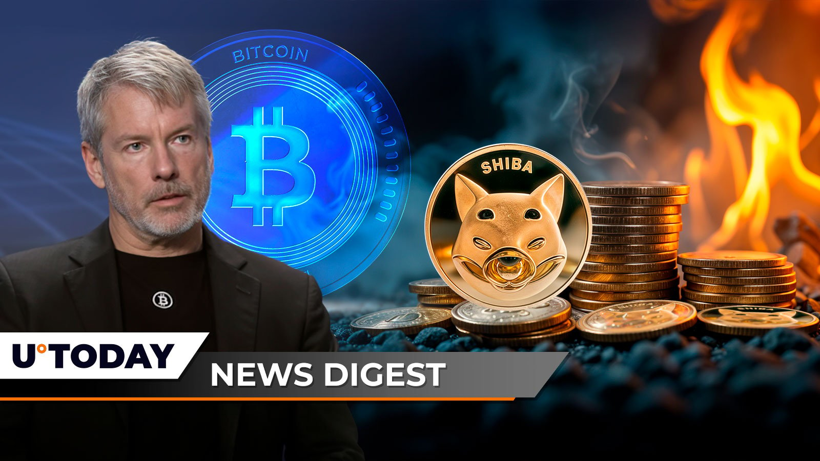 MicroStrategy's Saylor Pitches $600 Million Bitcoin Buy to Jeff Bezos, Almost No New XRP Investors Coming, SHIB Burns Jump 936%: Crypto News Digest by U.Today