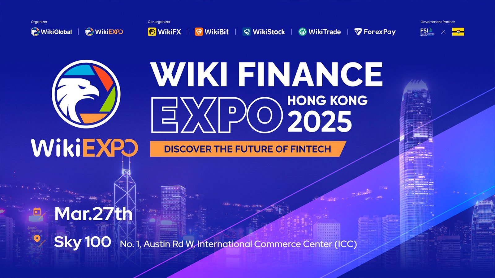 Wiki Finance Expo Hong Kong 2025 is Coming on March 27