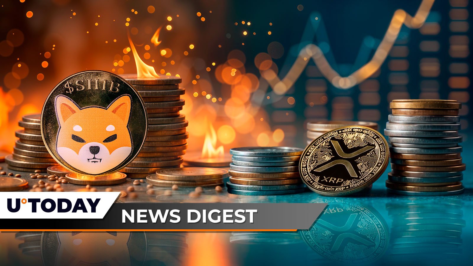 Shiba Inu Burn Rate Skyrockets 4,100%, XRP Sees Unusual 111% Volume Boost Amid Slipping Prices, BNB Adopted as Strategic Reserve Asset in This Country: Crypto News Digest by U.Today