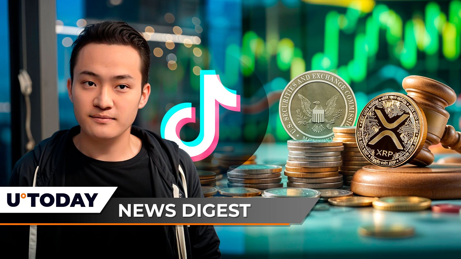 XRP Hits Multi-Year High Following Major SEC News, Tron Founder Justin Sun Says He Could Offer to Buy TikTok, 2,816,572,700,000 SHIB Stun Binance in 24 Hours: Crypto News Digest by U.Today