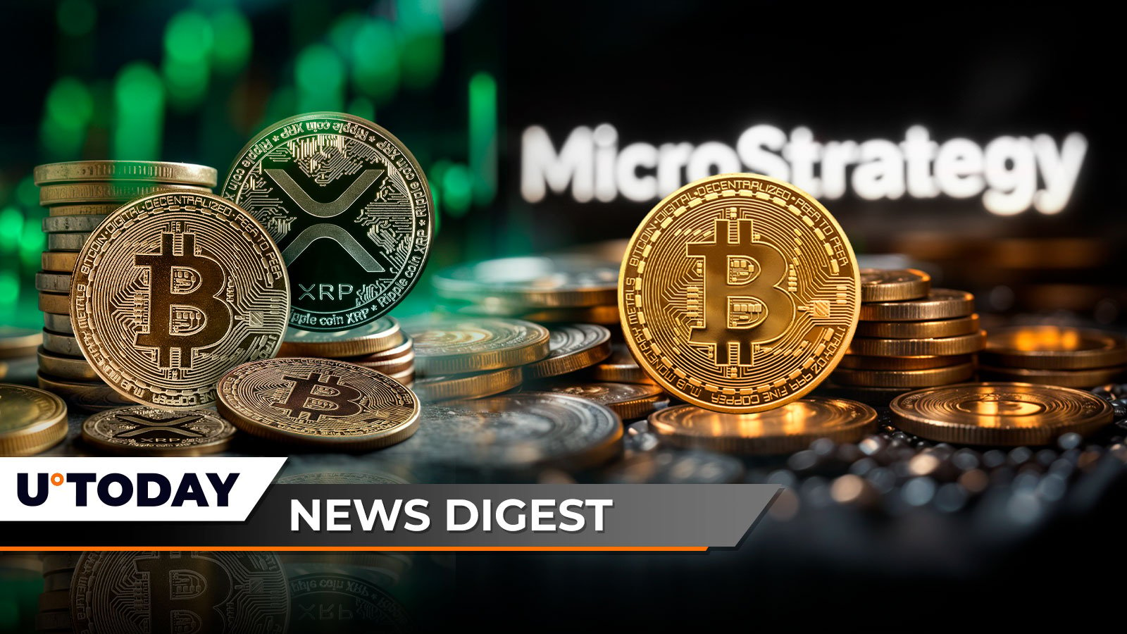 XRP on Verge of Ultra Rare Golden Cross Versus Bitcoin, MicroStrategy Buys $1.1 Billion Worth of Bitcoin, Gary Gensler Loses Government Checkmark: Crypto News Digest by U.Today