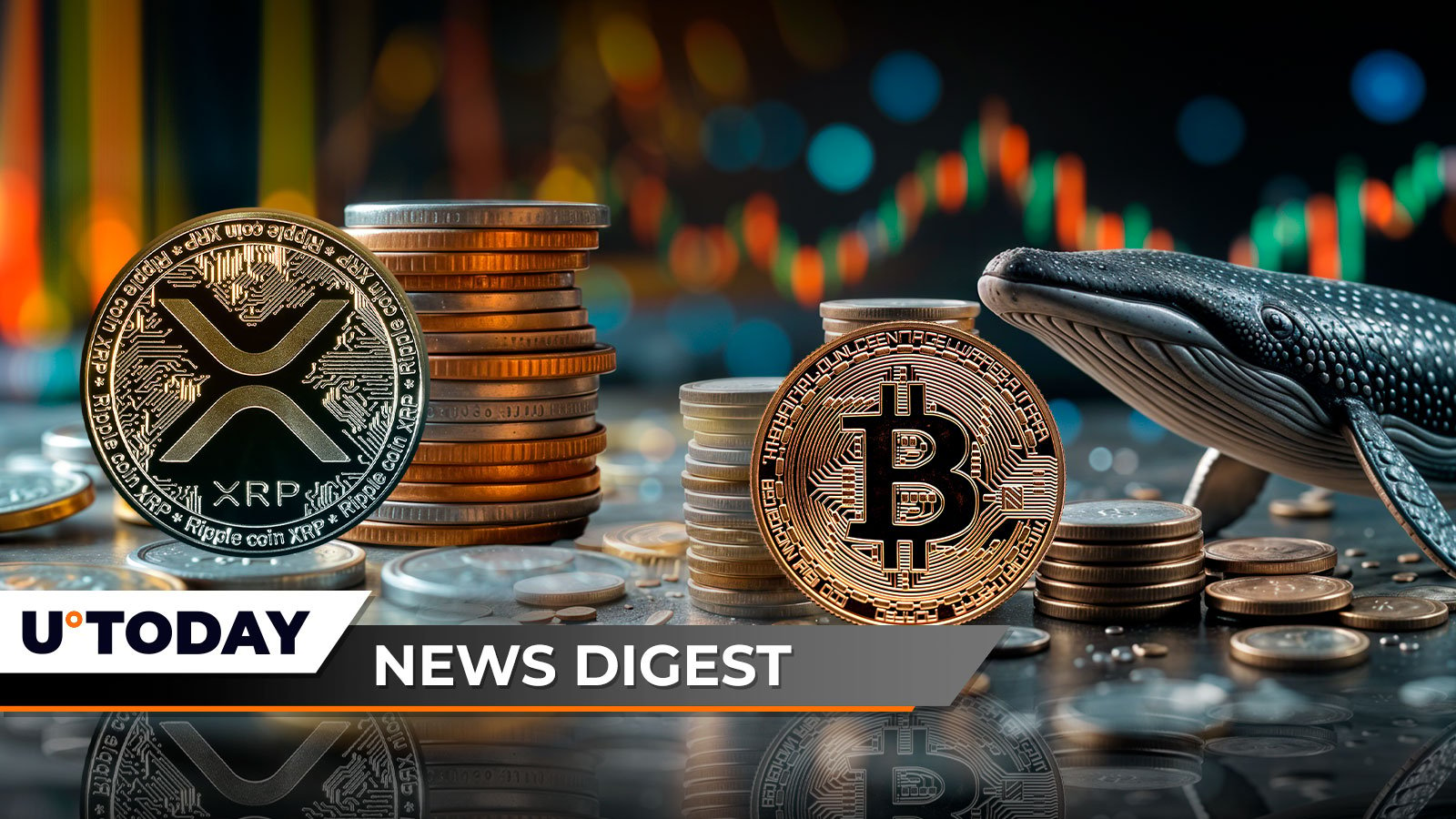 3,750% Liquidation Imbalance Stuns XRP Bulls, Bitcoin ETFs Attract Nearly $250 Million Worth of Inflows, Dogecoin ETF Filing Sparks Surprise: Crypto News Digest by U.Today