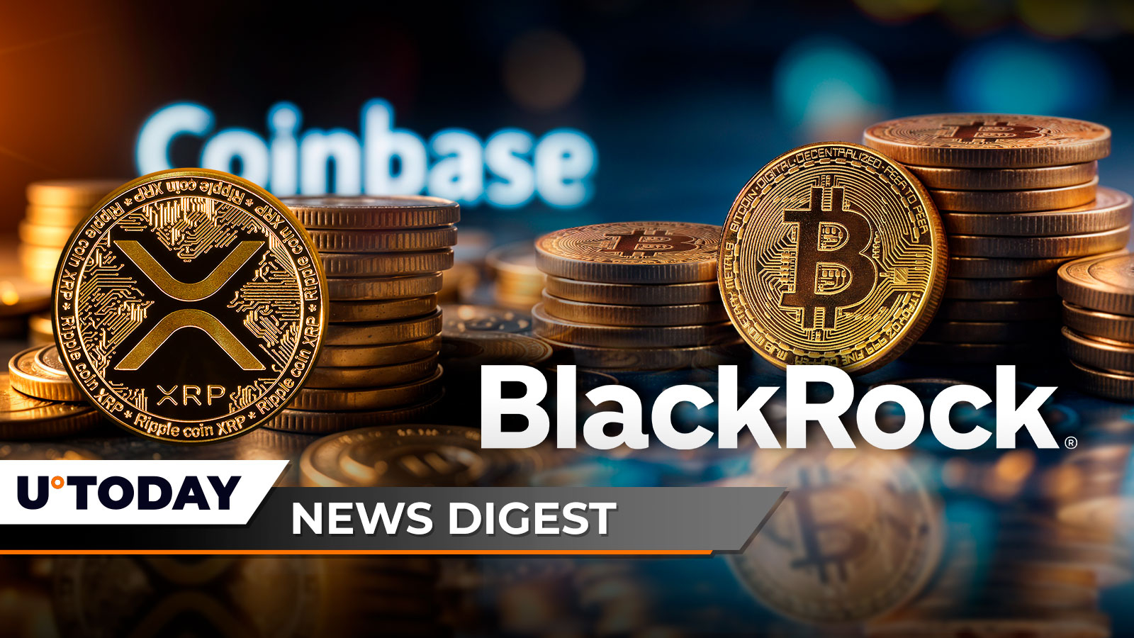 29,532,534 XRP Stun Coinbase, BlackRock Hits Historic BTC Milestone, Solana ETFs Underway: Crypto News Digest by U.Today