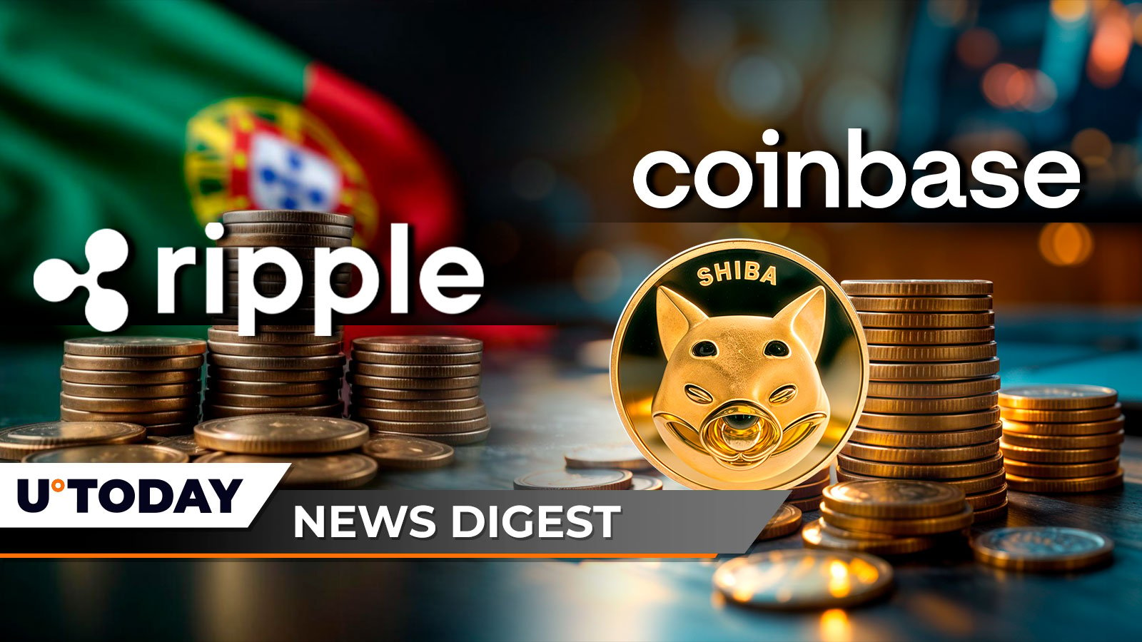 XRP Adoption Soars With Ripple's New Partnership in Portugal and Brazil, 151,000,000,000 SHIB From Coinbase Withdrawn into Unknown: Crypto News Digest by U.Today