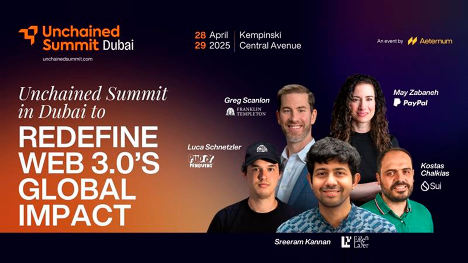 Unchained Summit: Upcoming Crypto Event in Dubai to Redefine Web 3.0’s Global Impact