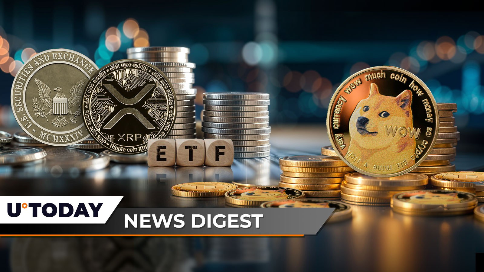 SEC Delays XRP ETF Decision, 8.42 Billion Dogecoin Stun Futures Traders, OKX Denies Being Under EU Investigation: Crypto News Digest by U.Today