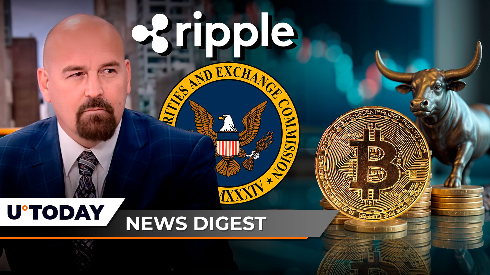 John Deaton Reacts to Fresh Rumors on Ripple v. SEC; Bitcoin Market Experiencing 'Deleveraging,' Cardano on Verge of Overtaking Dogecoin: Crypto News Digest by U.Today