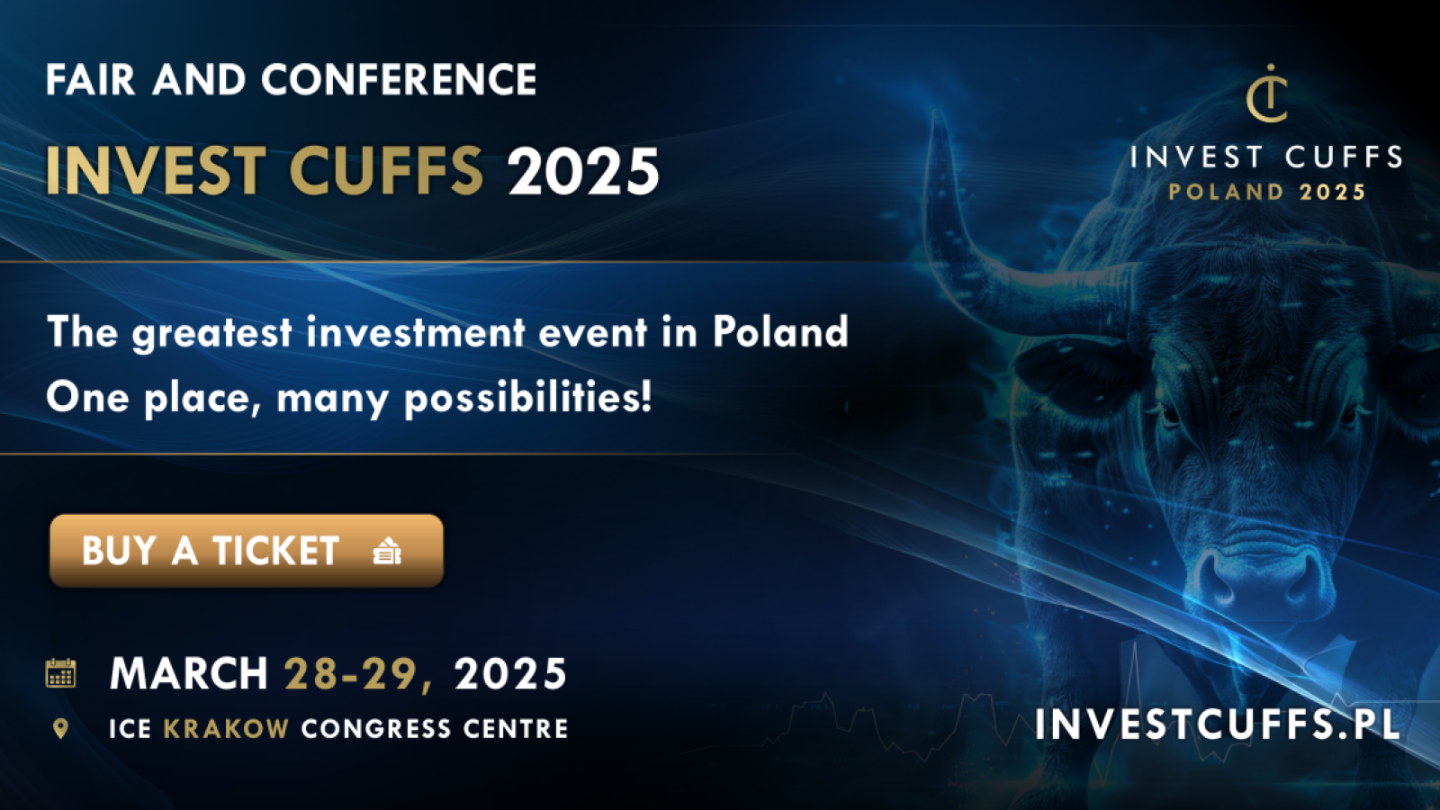 Great Countdown to Invest Cuffs! Let's Meet in Krakow Already on March 28-29 This Year