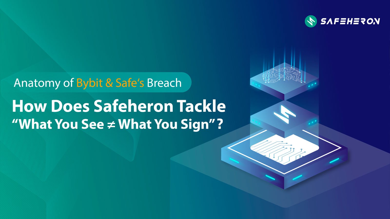 How Does Safeheron Tackle "What You See ≠ What You Sign" Anatomy of Bybit & Safe’s breach