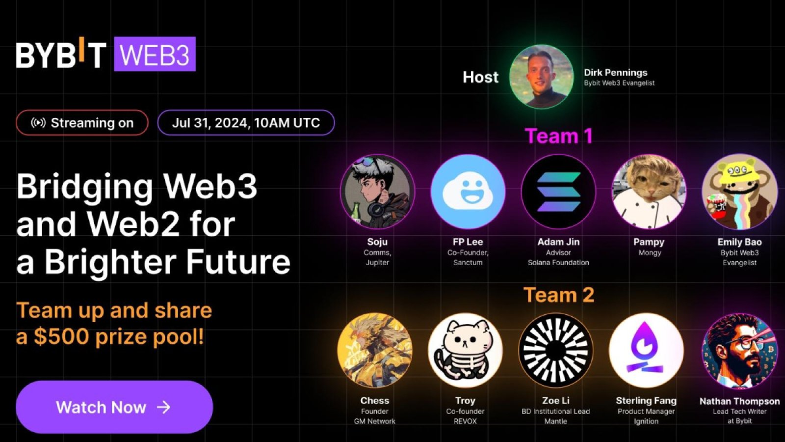 Blinks, AI, Ignition: Bybit's Star-Studded Livestream to Set Web3 on Fire