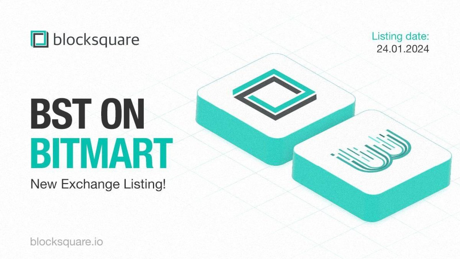 Blocksquare Announces Major Listing Of Its Native Governance Token BST On BitMart