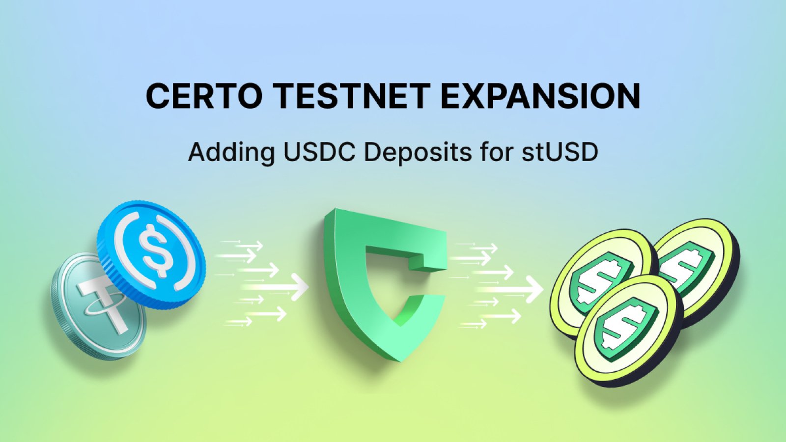 Certo Expands Testnet to Include USDC Deposits for stUSD, its Interest-Earning Stablecoin