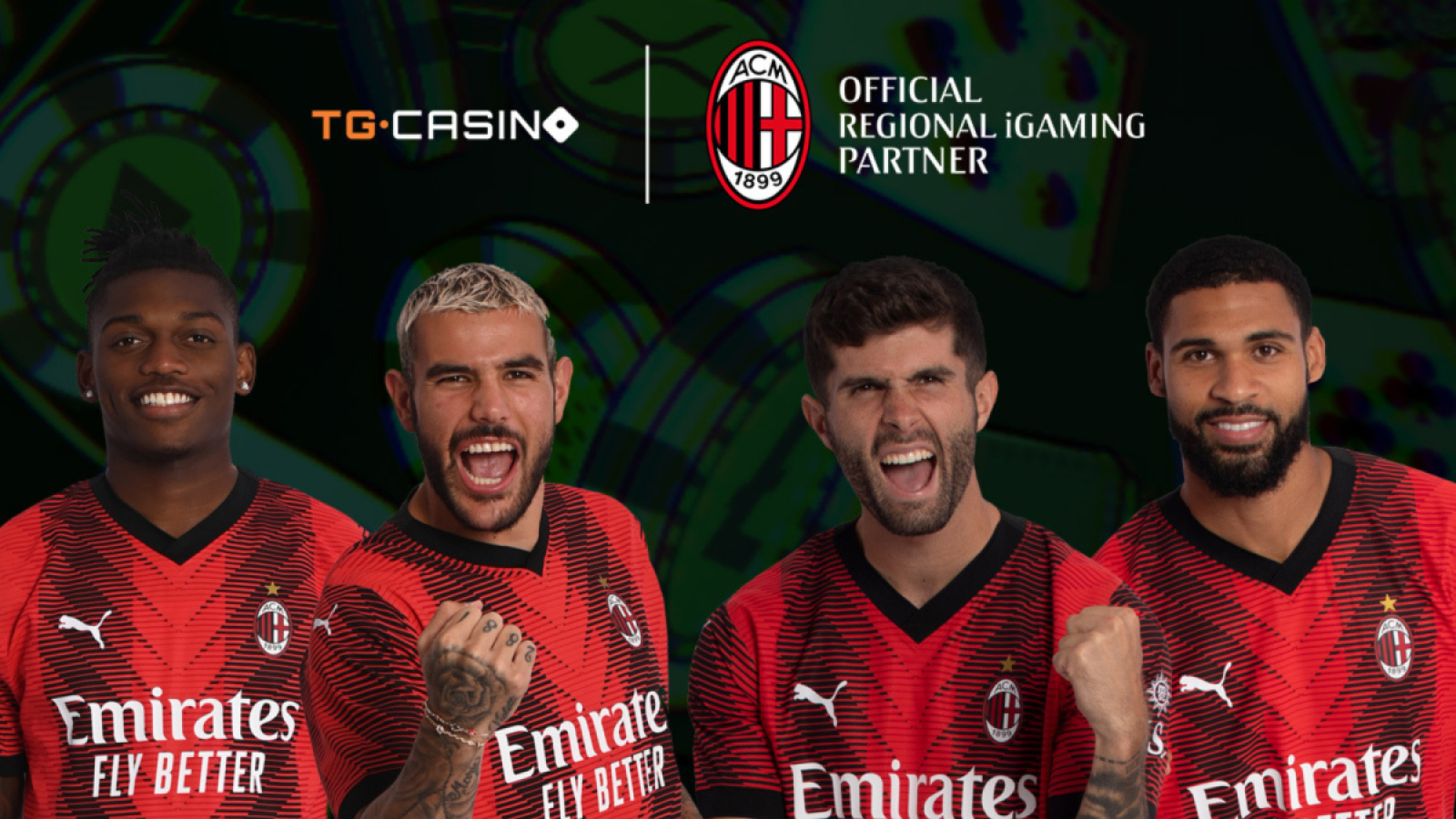 New Crypto Casino TG.Casino Becomes Regional iGaming Partner of AC Milan