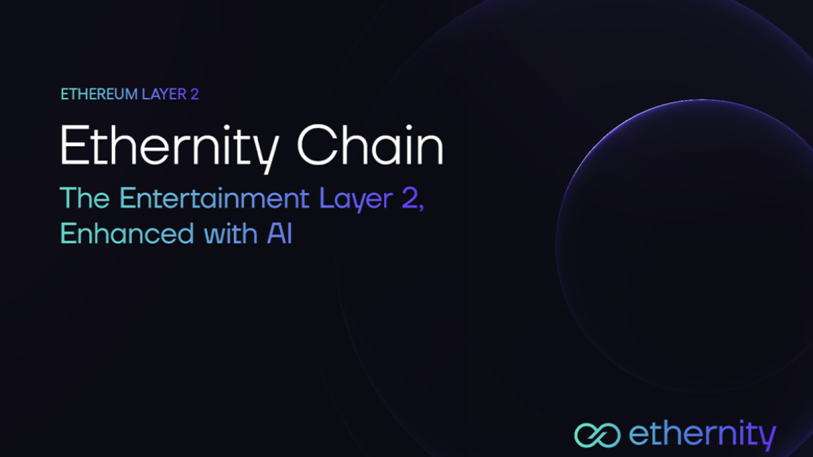 Ethernity Transitions to an AI Enhanced Ethereum Layer 2, Purpose-Built for the Entertainment Industry