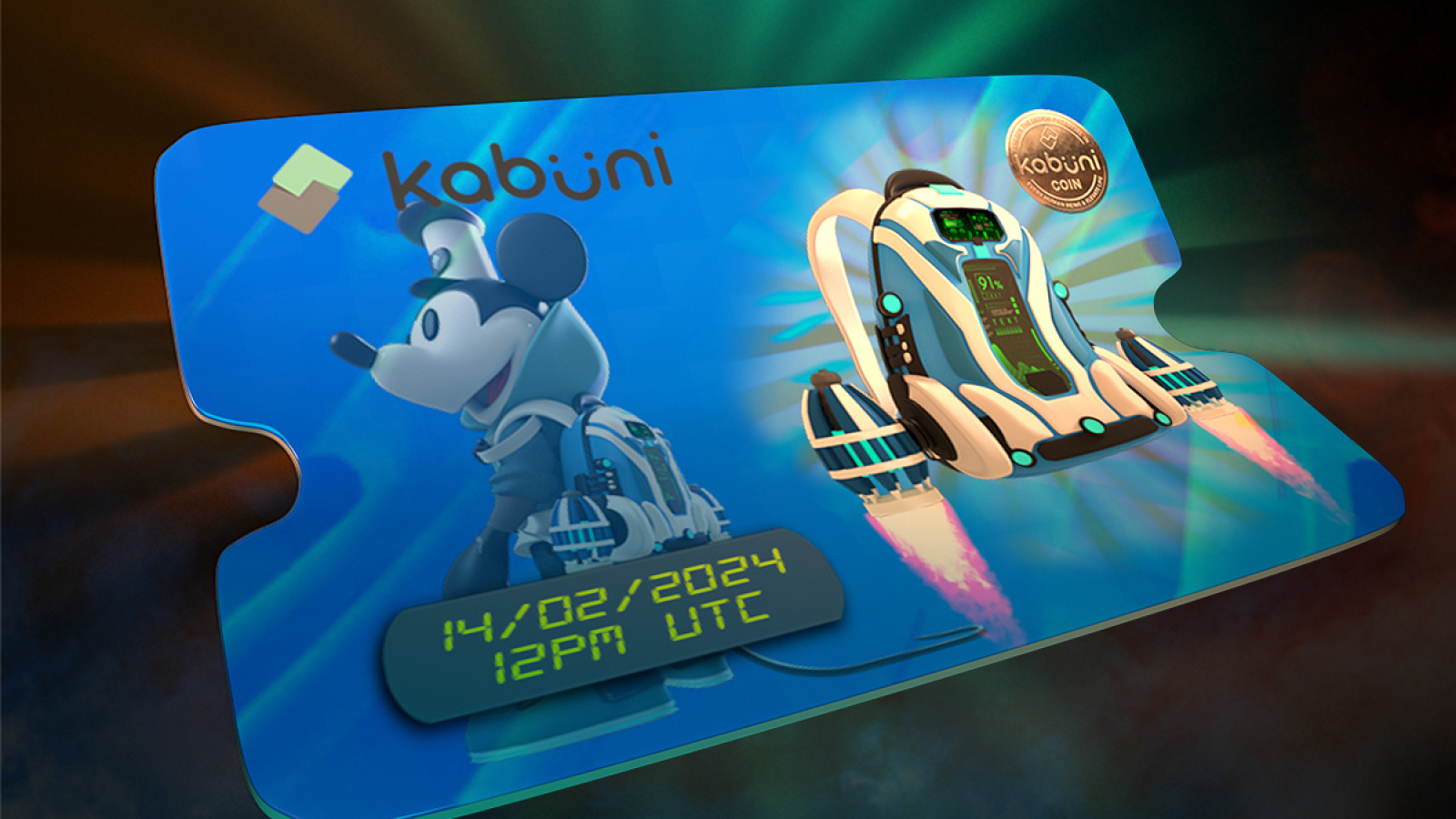 Kabuni Celebrates “Stake a Future” Launch with 10,000 Steamboat Willie-Inspired NFTs