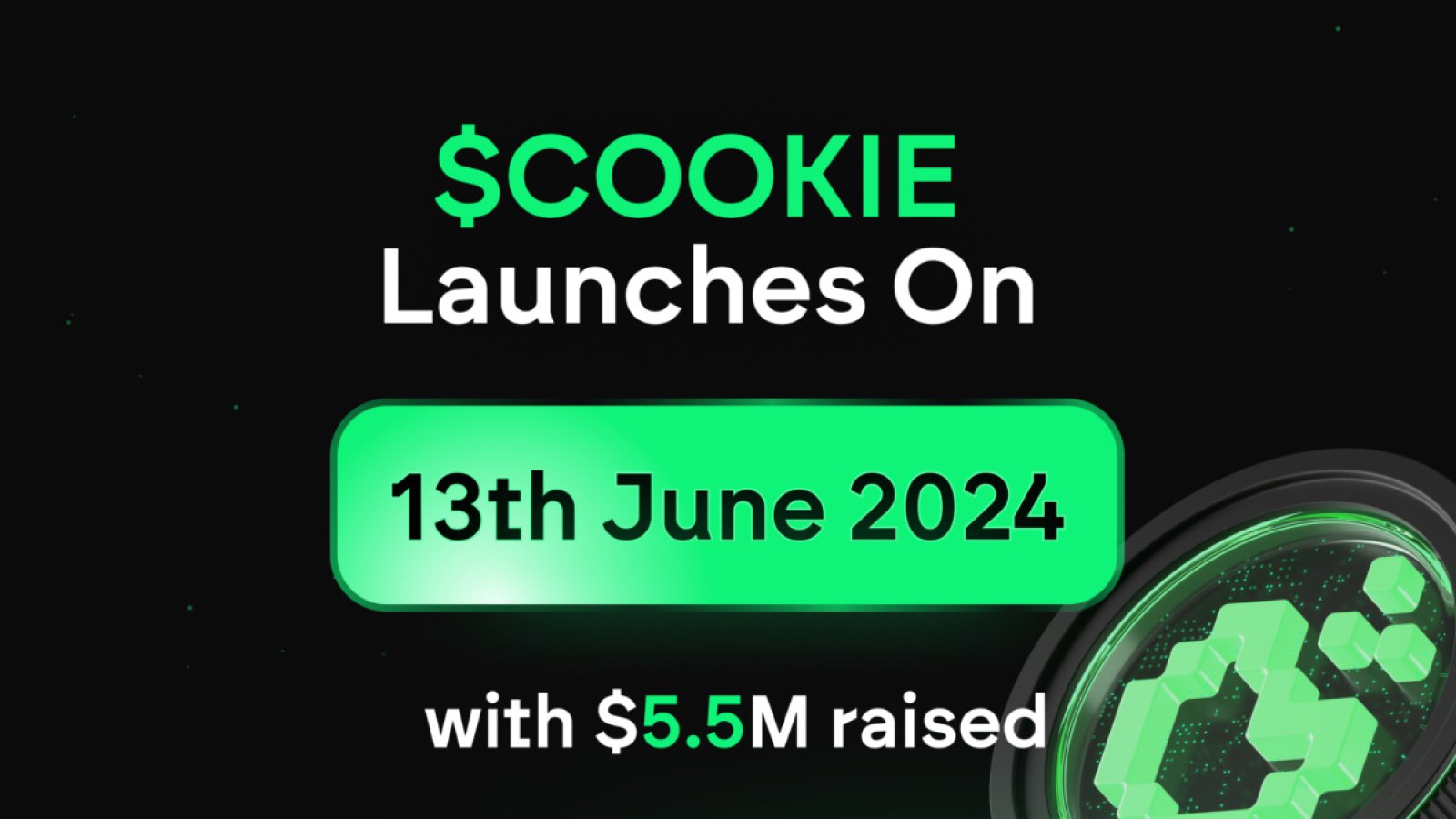 $COOKIE Sets to Launch on June 13th after Securing $5.5M from VCs Such as Animoca Brands, Spartan Group, and Mapleblock Capital