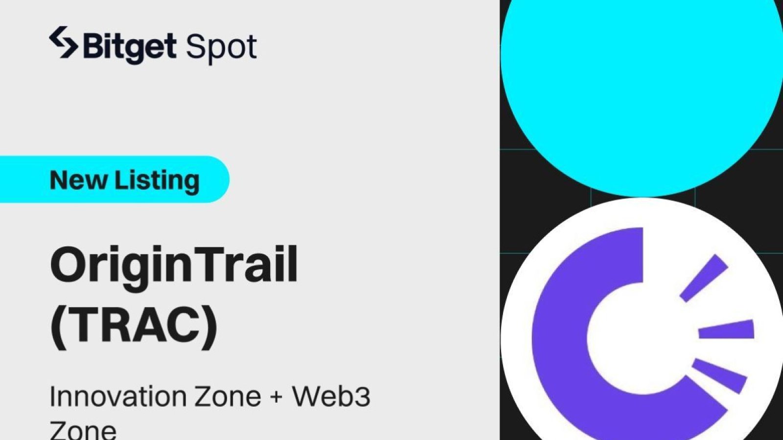 Bitget Lists OriginTrail (TRAC) to Bolster Decentralized AI Ecosystem