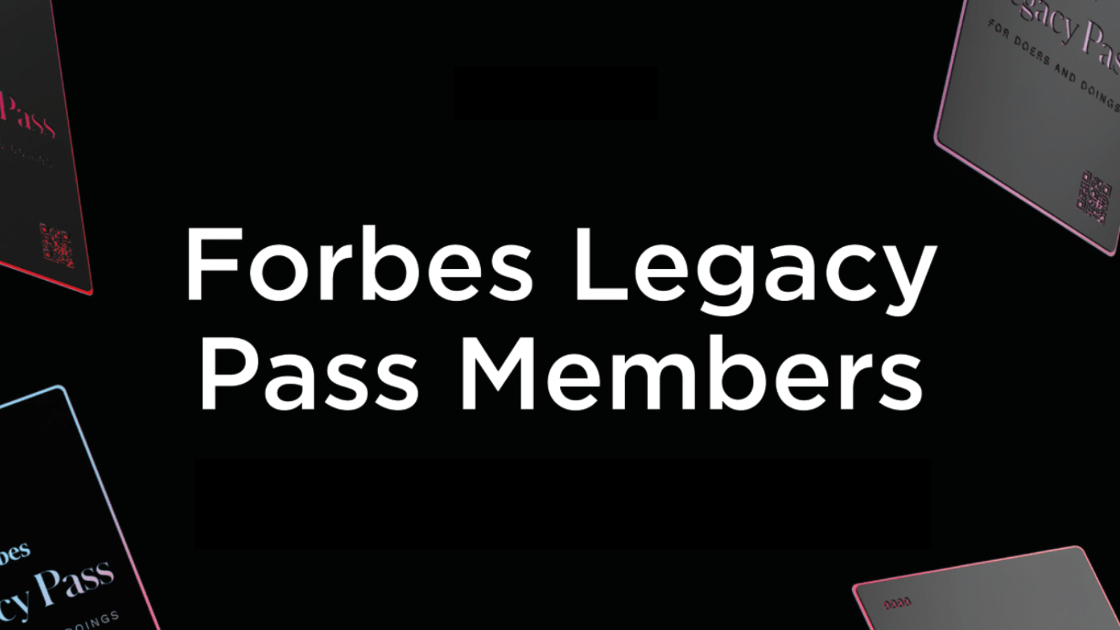 Forbes Web3 Celebrates Innovation: Legacy Pass Members Showcased in the Forbes Magazine