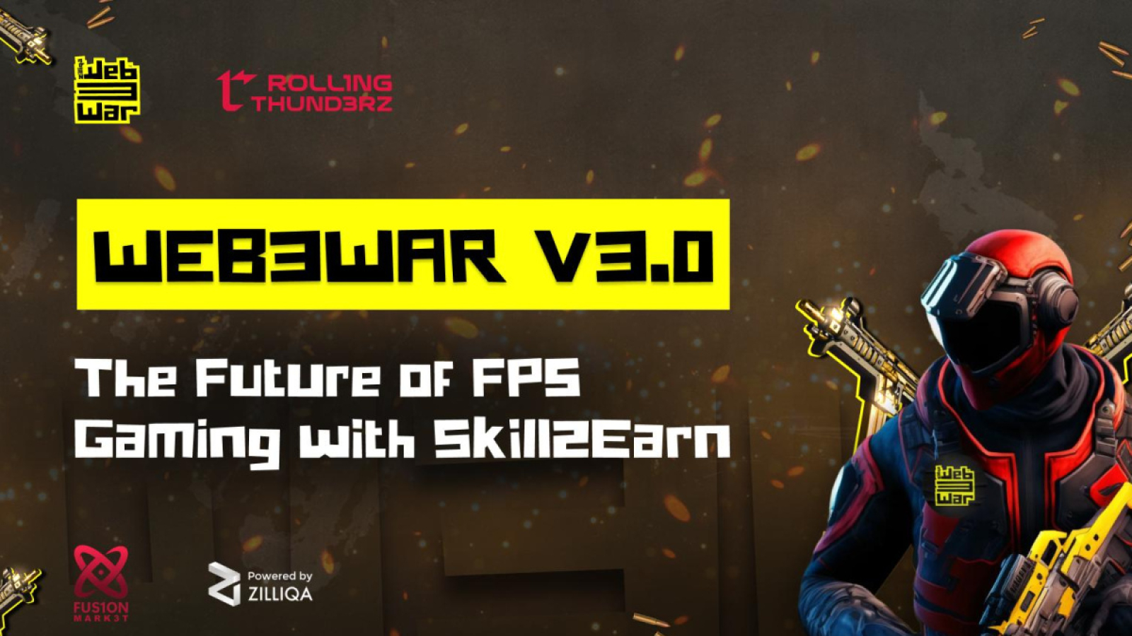 Roll1ng Thund3rz Unveils Web3War® v3.0: Pioneering the Future of Gaming with Skill2Earn Dynamics