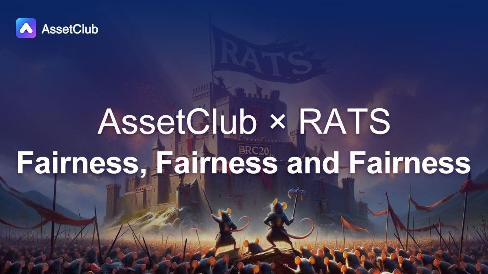 GameFi Project AssetClub Announced Adoption of BRC20-RATS for Further Development of the RATS Community