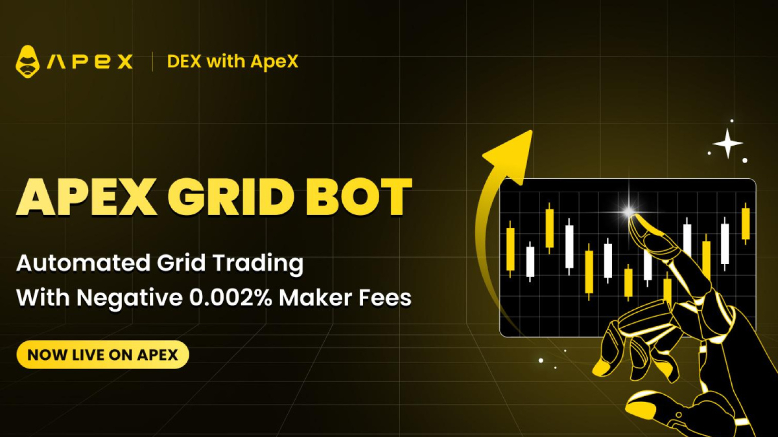 ApeX Protocol Launches ApeX Grid Bot With Negative 0.002% Fees across 45+ Perpetual Markets